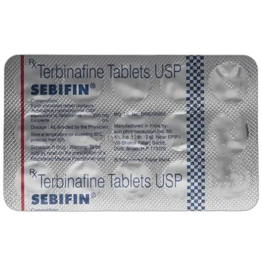 sebifin 250mg tablet 15's